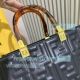 Replica Fendi Black Textured Sunshine Small Tote Bag (6)_th.jpg